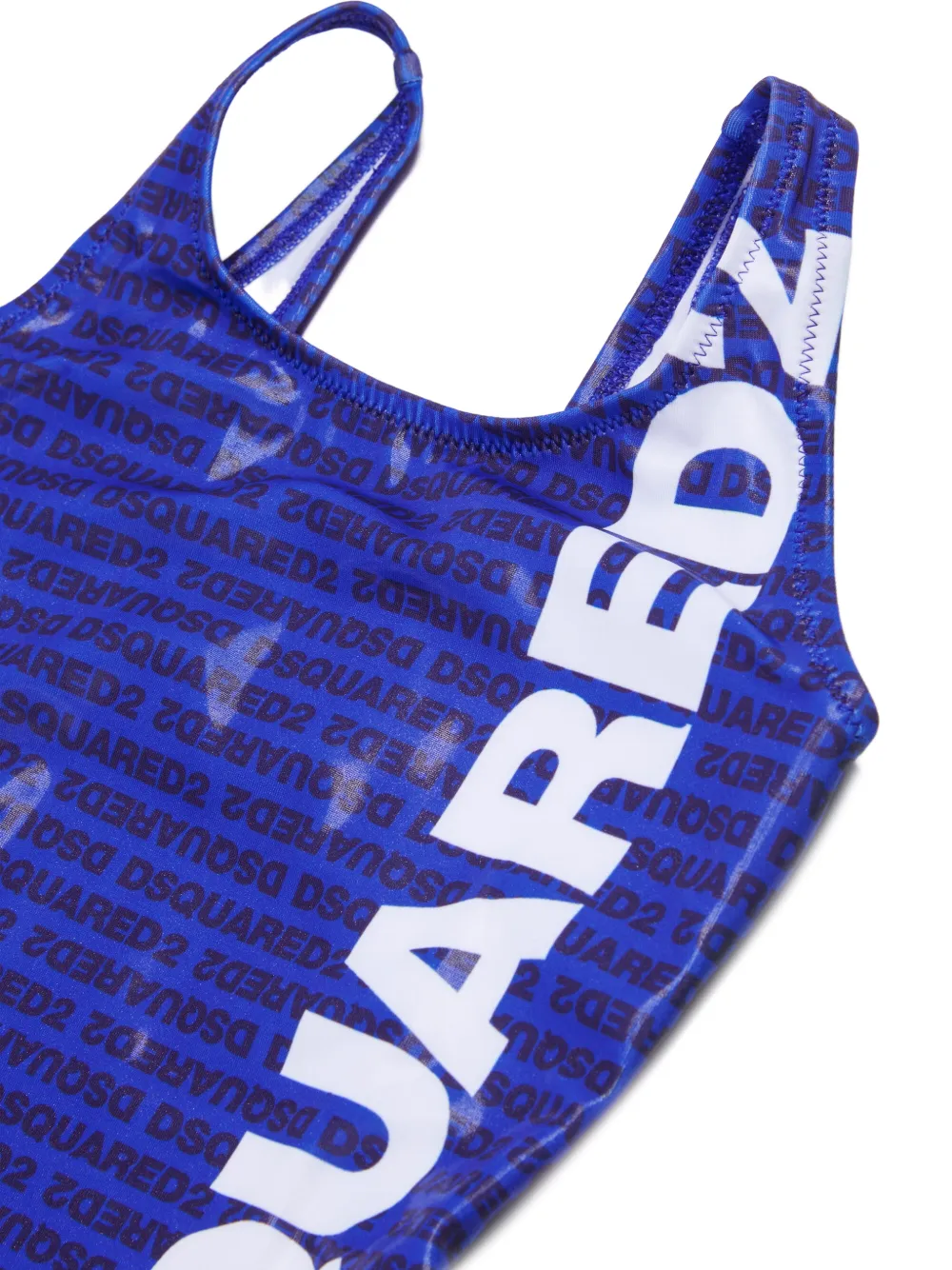  Dsquared2 Kids Open-back Swimsuit - Blue 