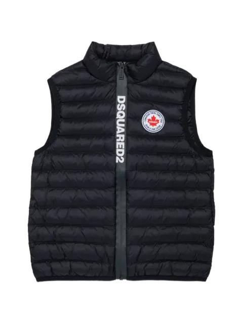 DSQUARED2 KIDS logo-print gilet