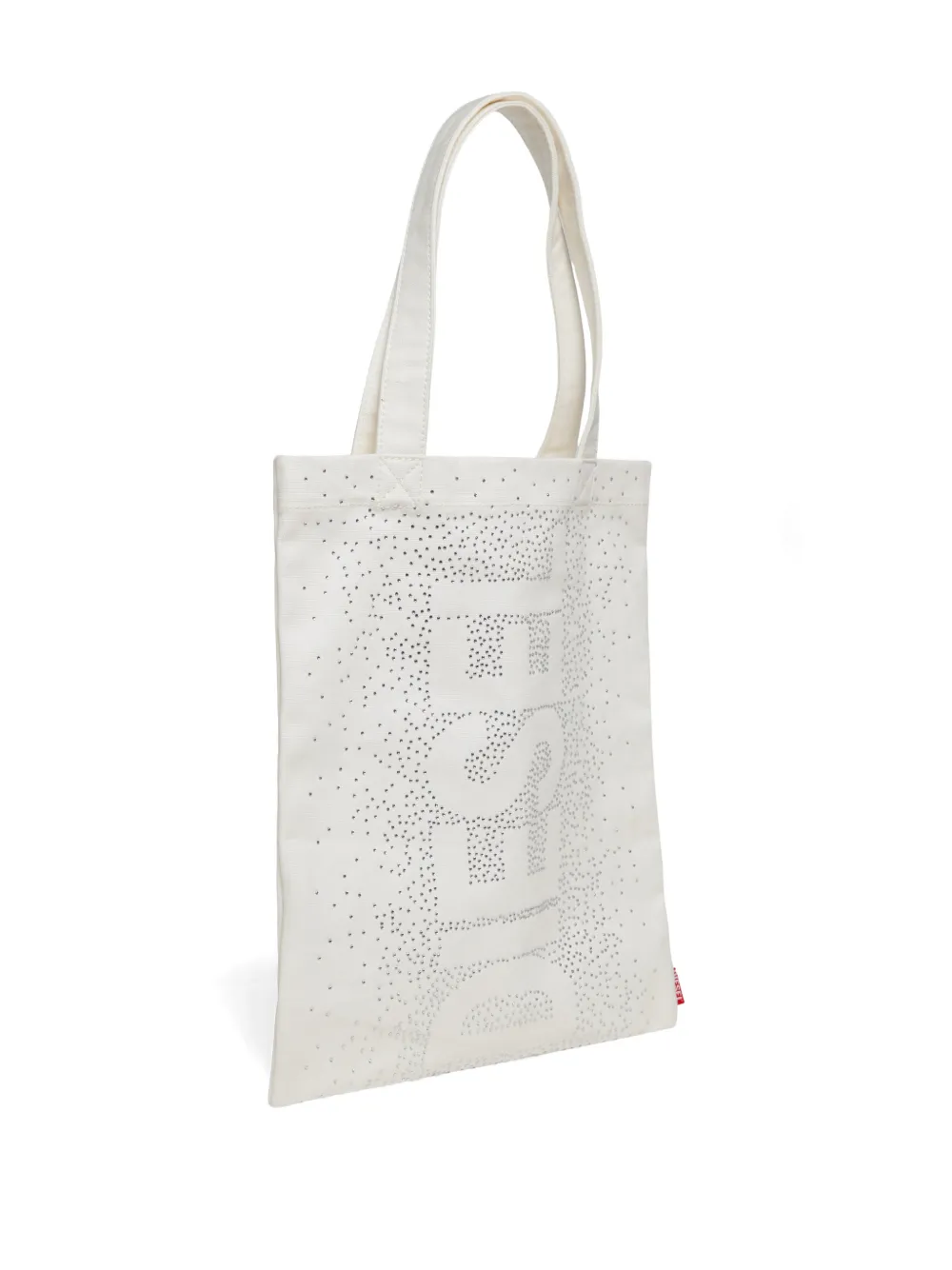 Diesel Kids Verfraaide schoudertas Wit
