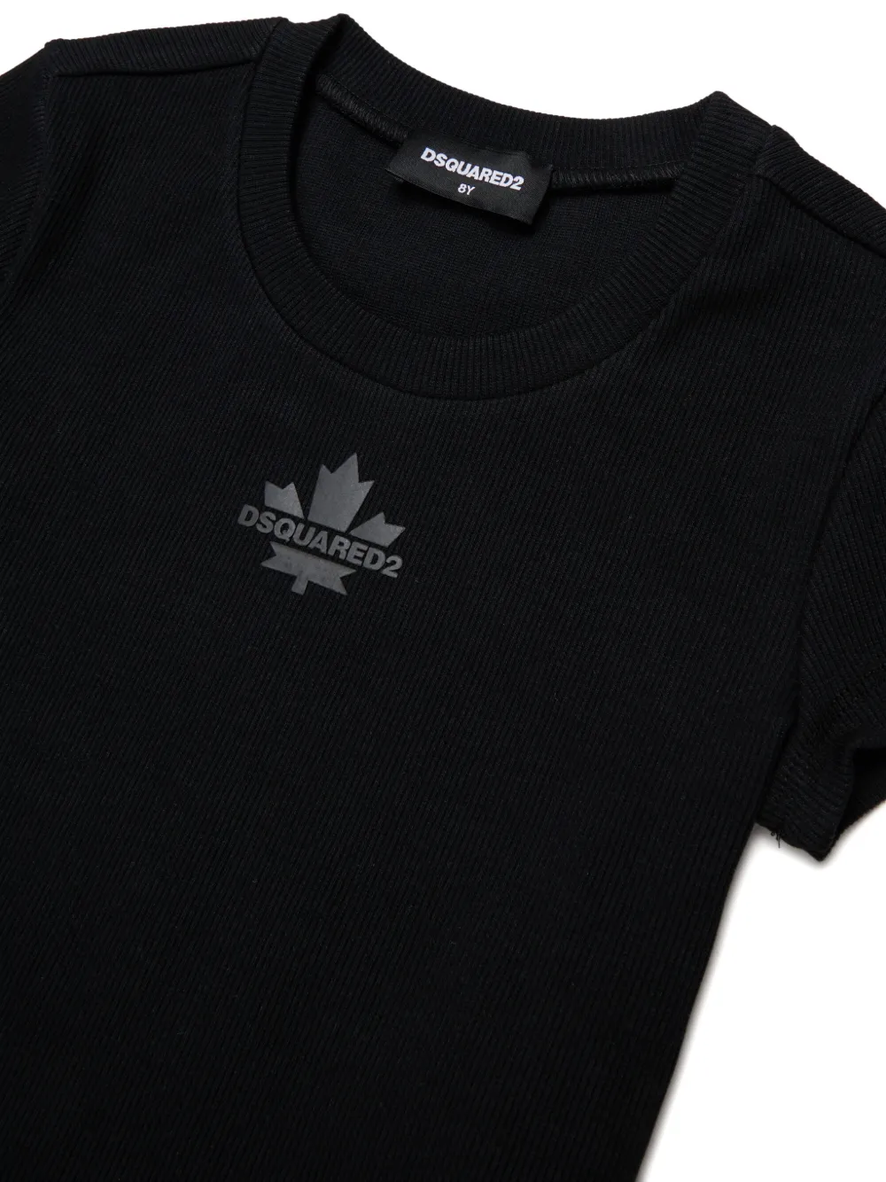  Dsquared2 Kids Logo Crew-neck T-shirt - Black 