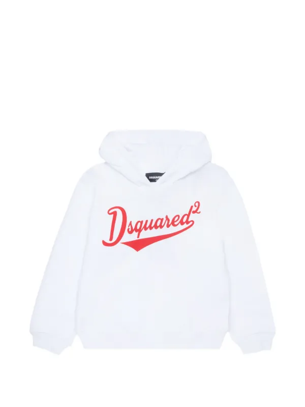 DSQUARED2 KIDS ロゴ ニットパーカー | ホワイト | FARFETCH JP