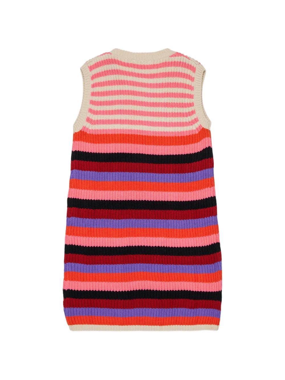 Marni Kids Gestreepte jurk Roze