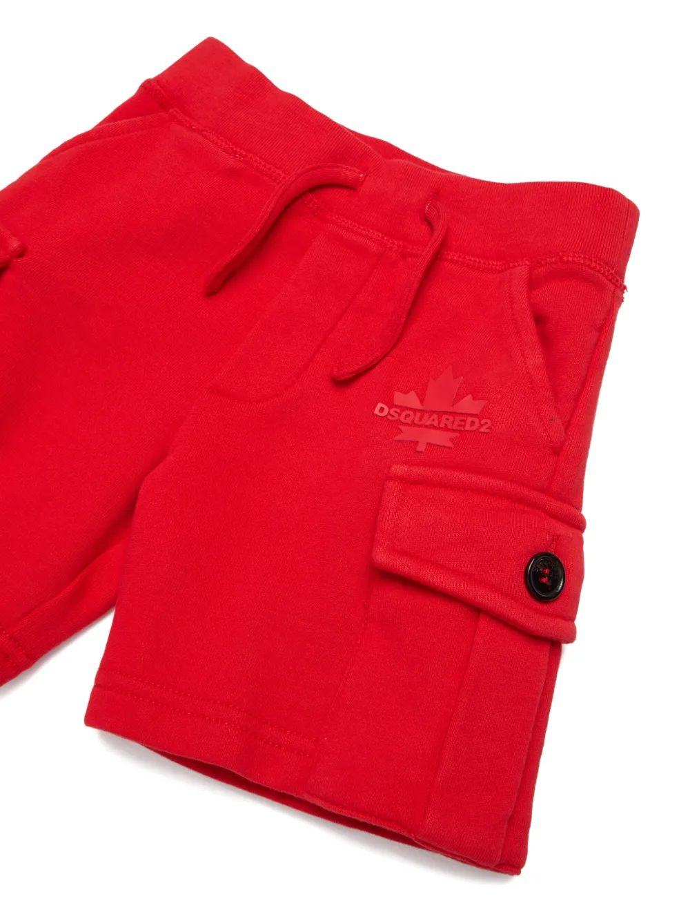  Dsquared2 Kids Maple Leaf Cargo Shorts 