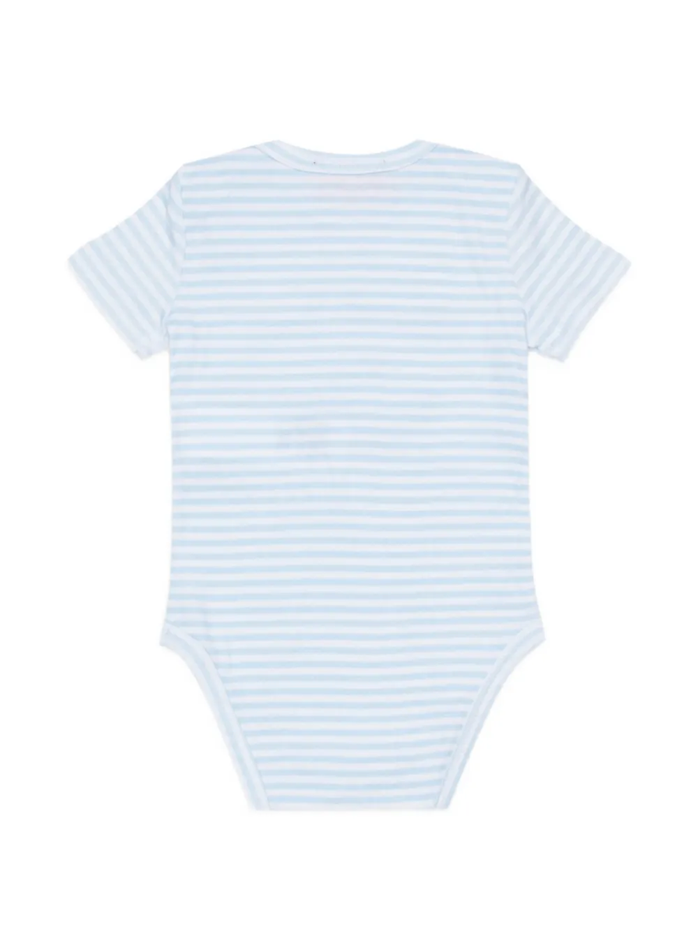 Diesel Kids Drie Uspelbox-NB gestreepte logoprinten romper Blauw