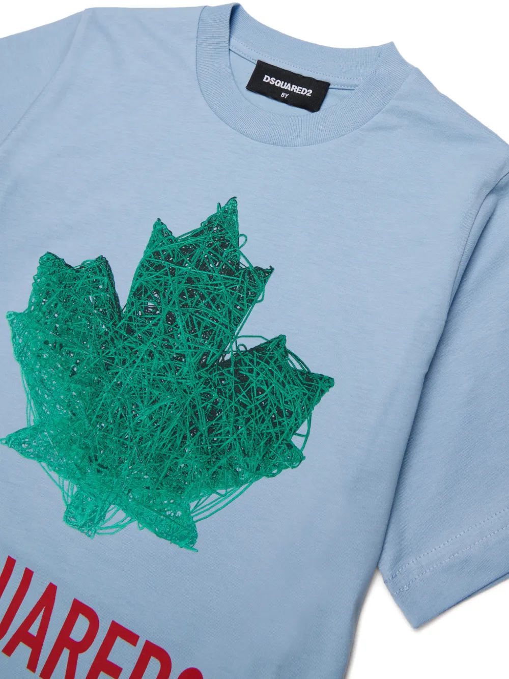 DSQUARED2 KIDS T-shirt met logoprint Blauw