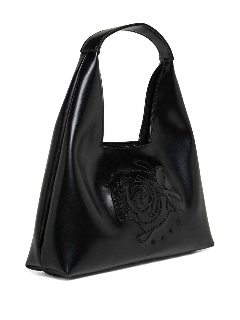 Marni Kids floral shoulder bag - Zwart