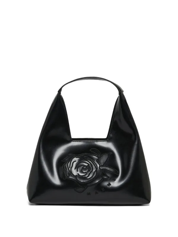 Marni Kids フローラル ショルダーバッグ | ブラック | FARFETCH JP