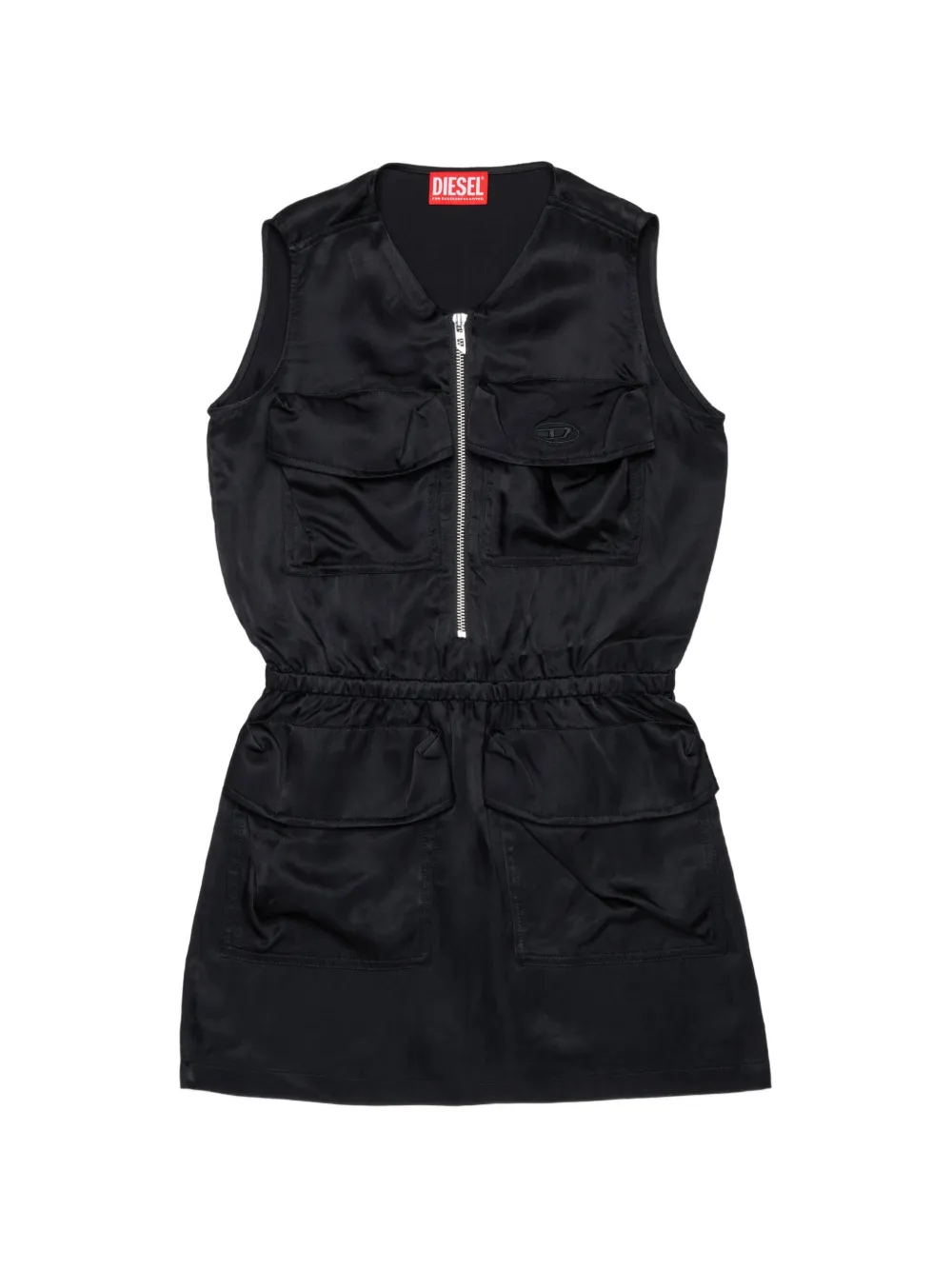 Diesel Kids pocket dress - Nero
