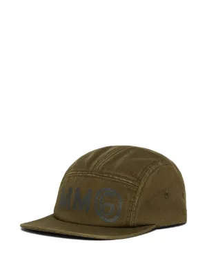 MM6 Maison Margiela Kids logo-patch Baseball Cap | Green | FARFETCH