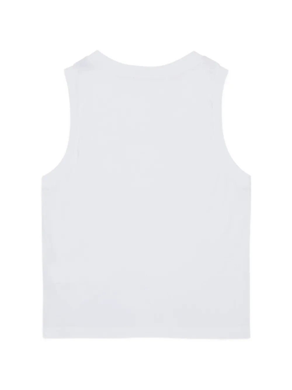 Diesel Kids Mitiardy mouwloze tanktop met logodetail Wit