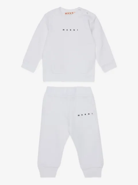 Marni Kids traje deportivo con logo estampado