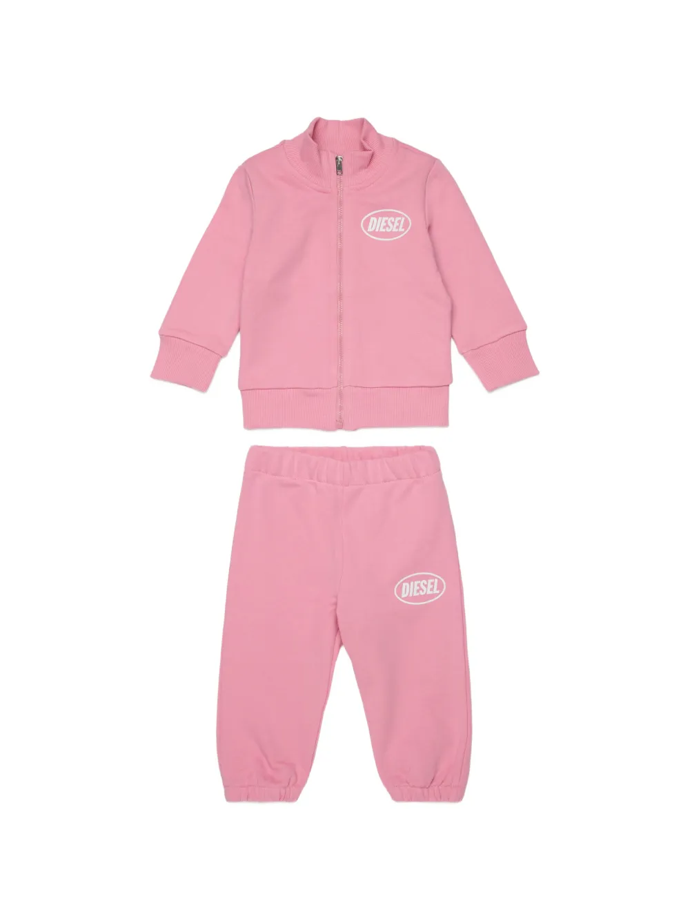 Diesel Kids zip-up tracksuit set - Rosa