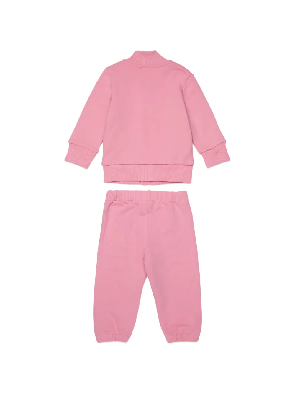  Diesel Kids Zip-up Tracksuit Set - Pink 