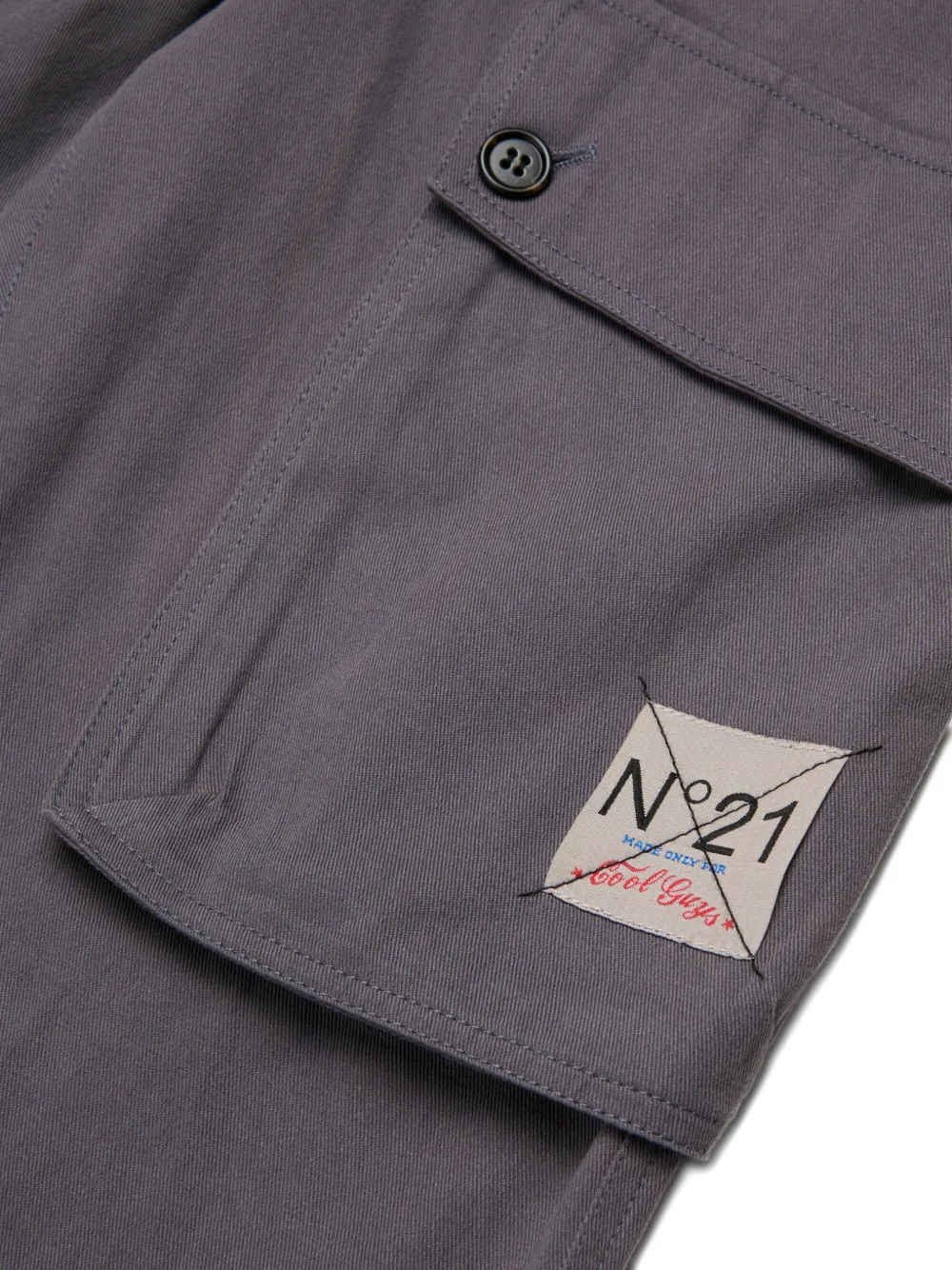 Button Cargo Trousers