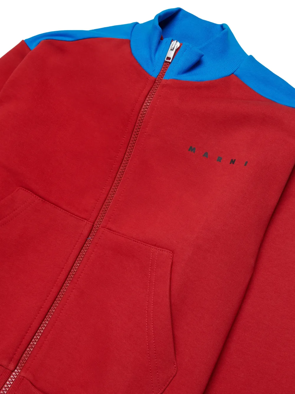  Marni Kids Full-zip Front Sweatshirt - Red 