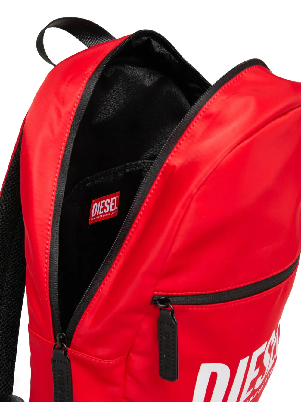Diesel Kids Rugzak met logo Rood