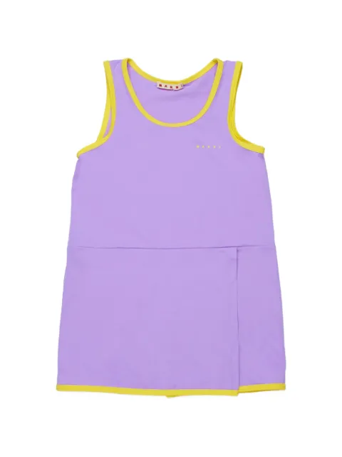 Marni Kids traje de baño con ribete en contraste