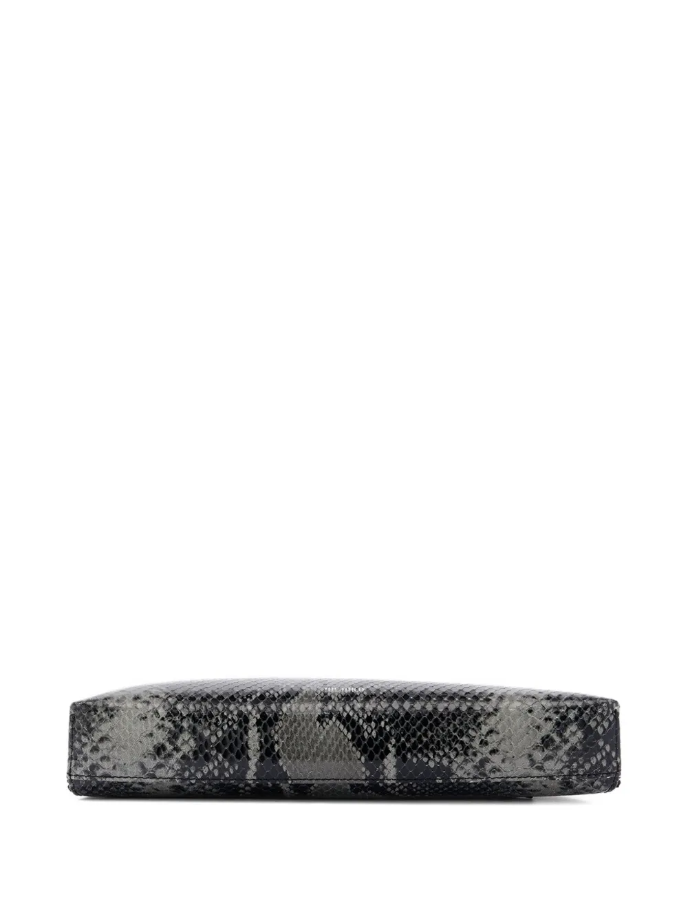 Attico Sunrise Zip Leather Shoulder Bag In Multi