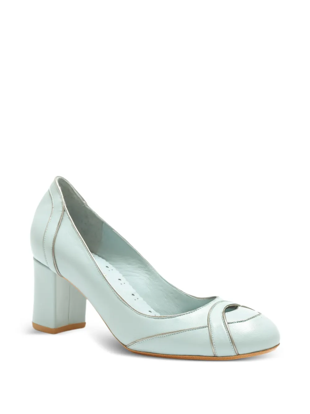 Sarah Chofakian 55 mm Swan pumps Blauw
