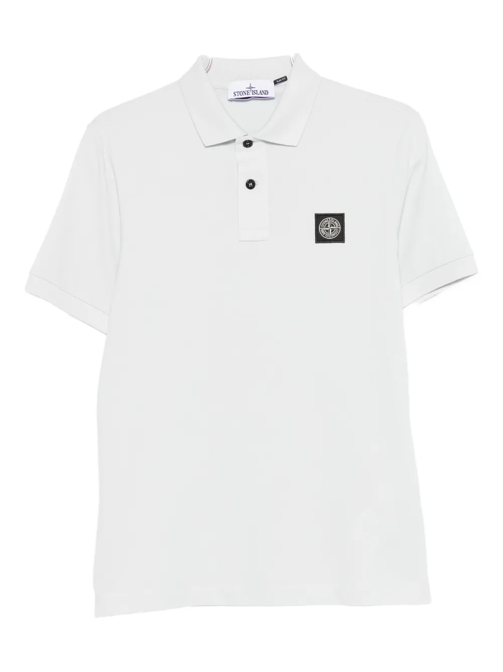 Stone Island logo-detail polo shirt - Grigio