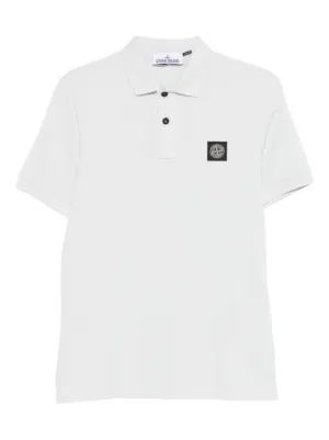 Stone Island コンパスバッジ ポロシャツ | ブルー | FARFETCH JP