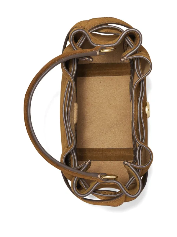 Tory Burch ブラウン ハンドバッグ(ショルダーストラップ付) トリーバーチ TORY BURCH バッグ （ブラウン） -waja bazar - 海外