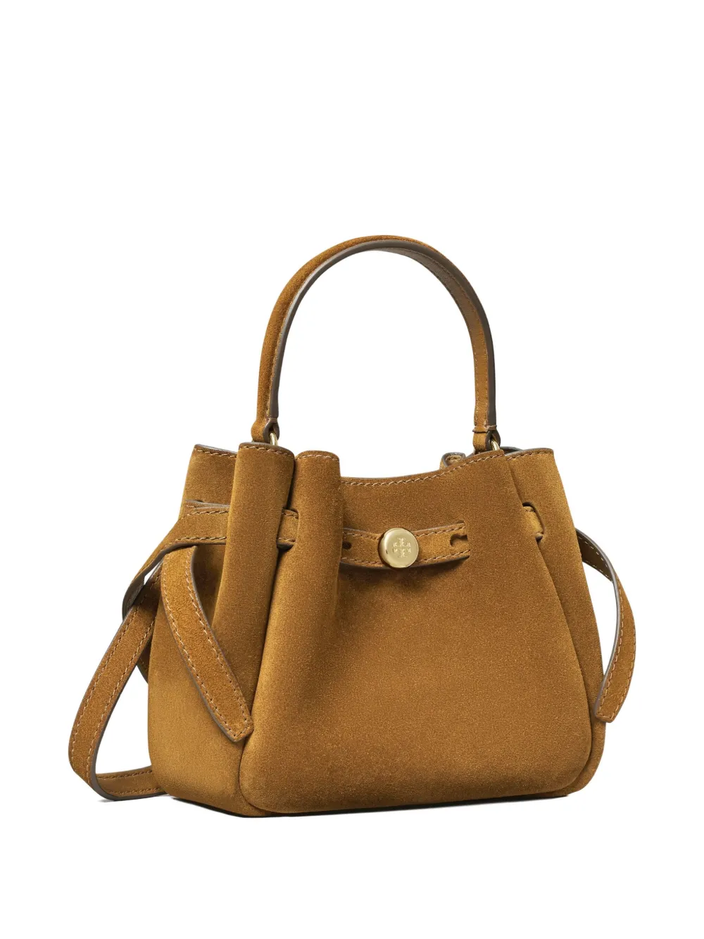 Tory Burch Mini Romy Tote Bag In Brown