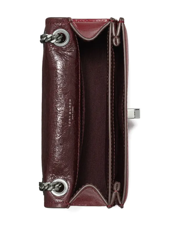 Tory Burch Mini Kira Turnlock Shoulder Bag | Red | FARFETCH