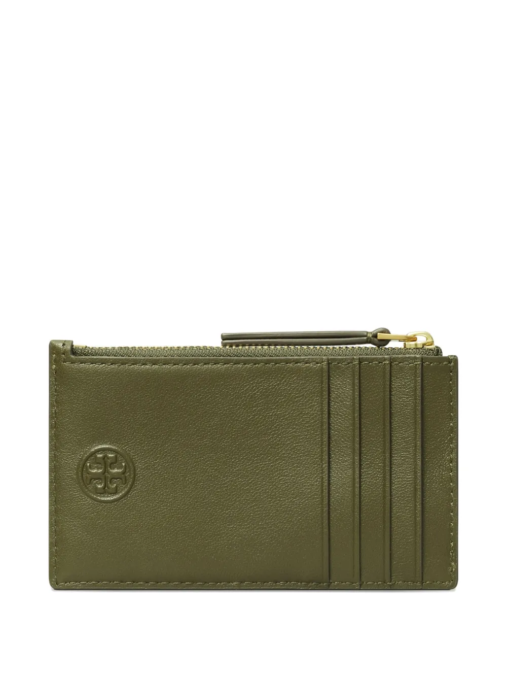 Tory Burch Fleming card holder - Groen
