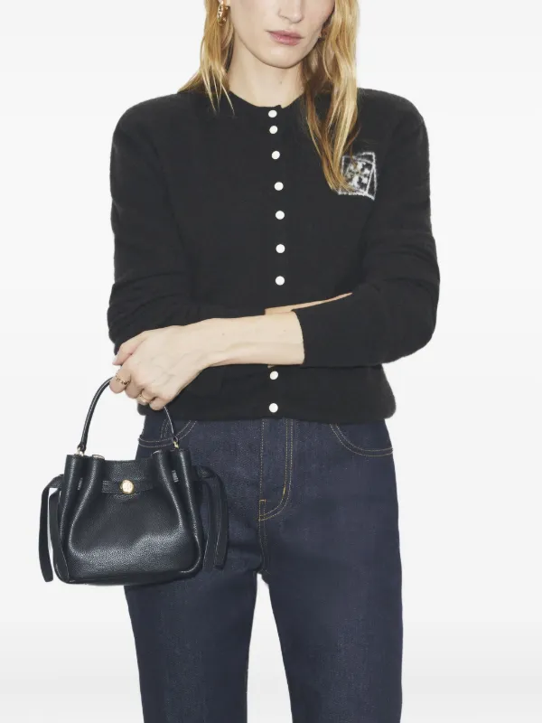 Tory Burch Romy バケットバッグ ミニ | ブラック | FARFETCH JP
