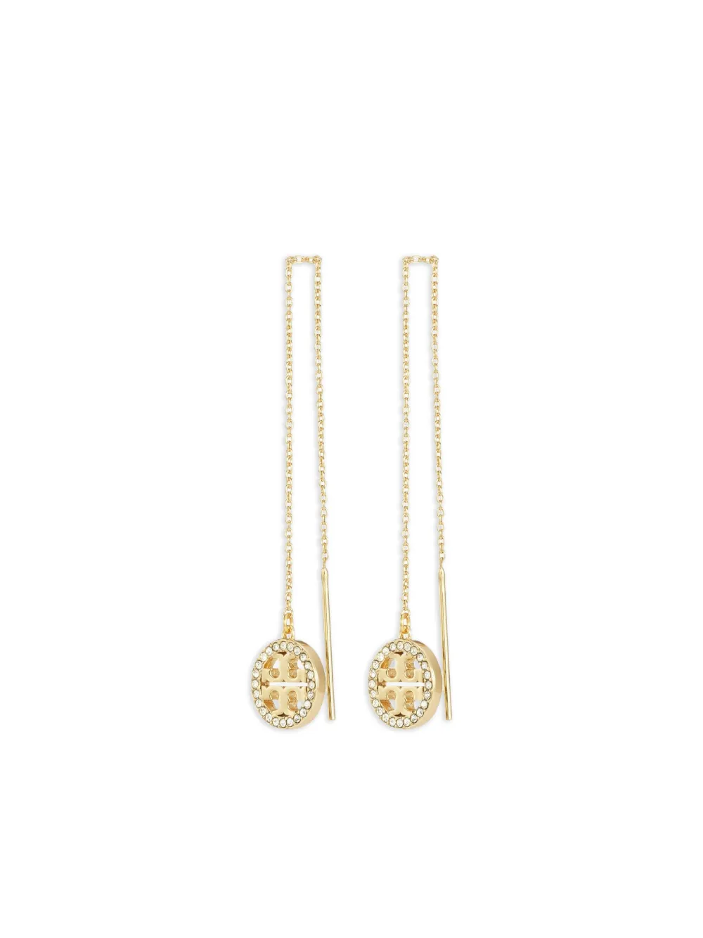 Tory Burch パヴェピアス - ゴールドトーン Tory Burch パヴェピアス - ゴールドトーン