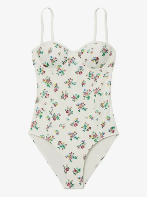 Tory Burch badedragt med bøjle og tryk