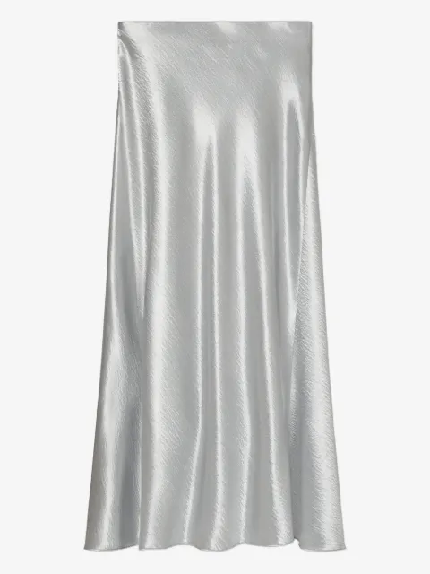 Tory Burch satin midi skirt
