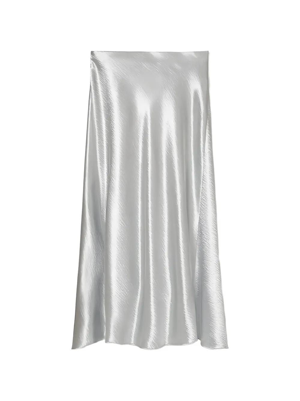 Tory Burch Satijnen midi-rok Zilver