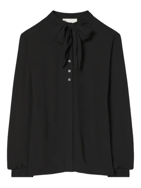 Tory Burch blusa de georgette con moño