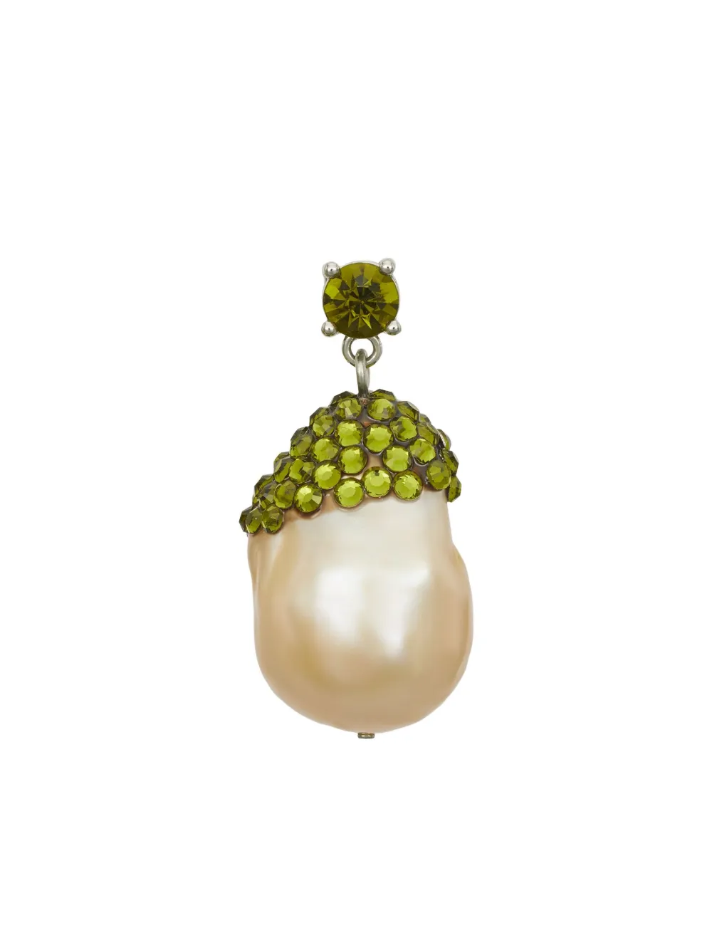 Tory Burch Moondance Crystal And Pearl Drop Earrings In Multi