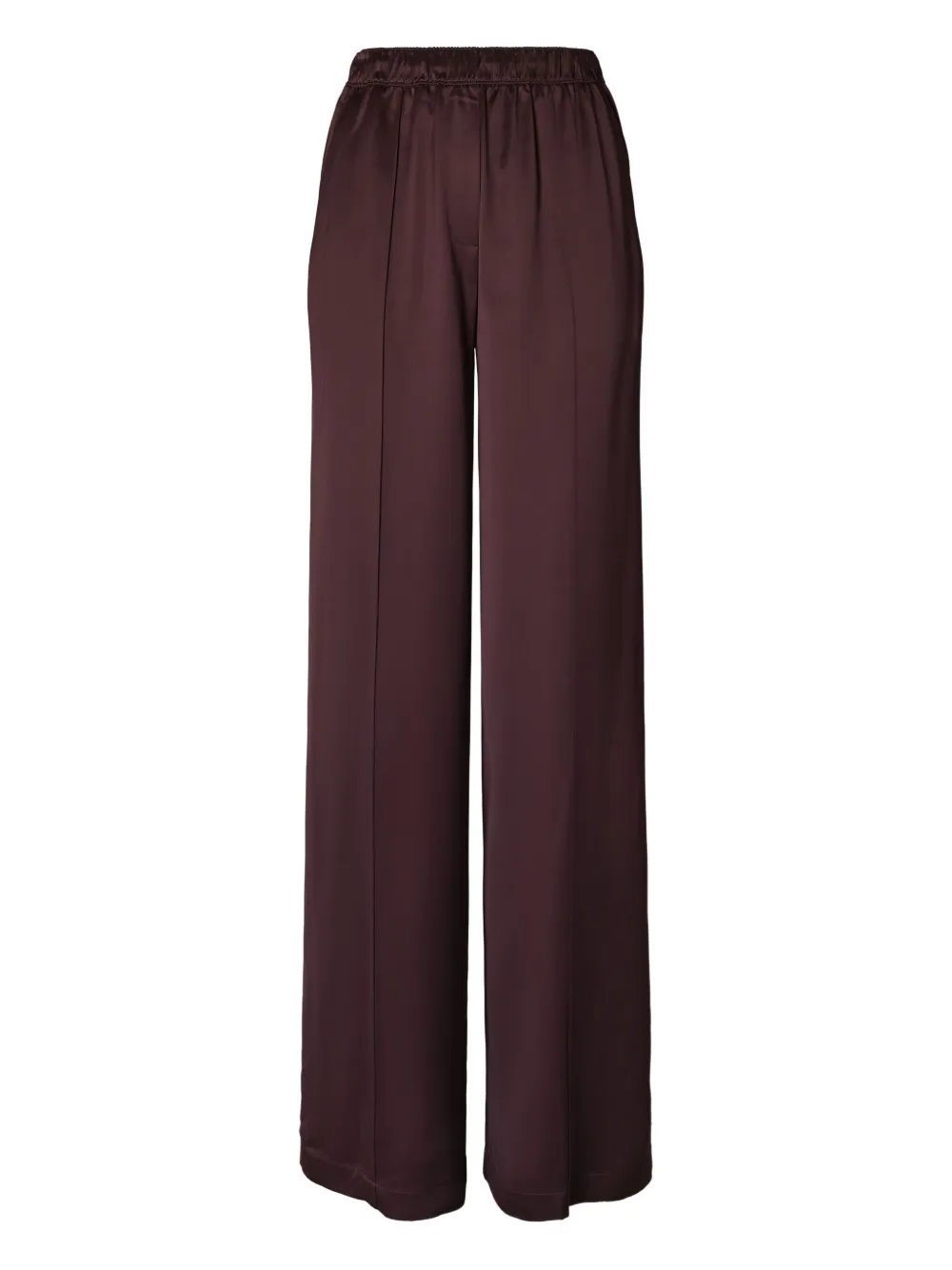 Tory Burch Elasticated-waistband Trousers In Brown