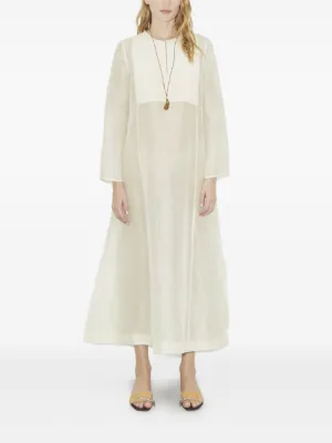 sachin and babi light blue dress Tory Burch PRINTED SHIRTDRESS - Beach accessory - beige