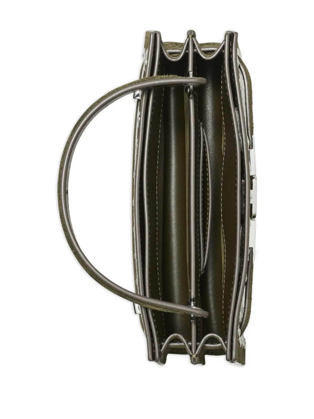 Tory Burch Lee Radziwill mini-shopper met studs Groen