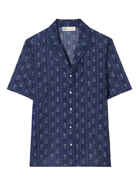 Tory Burch camisa de playa estampada