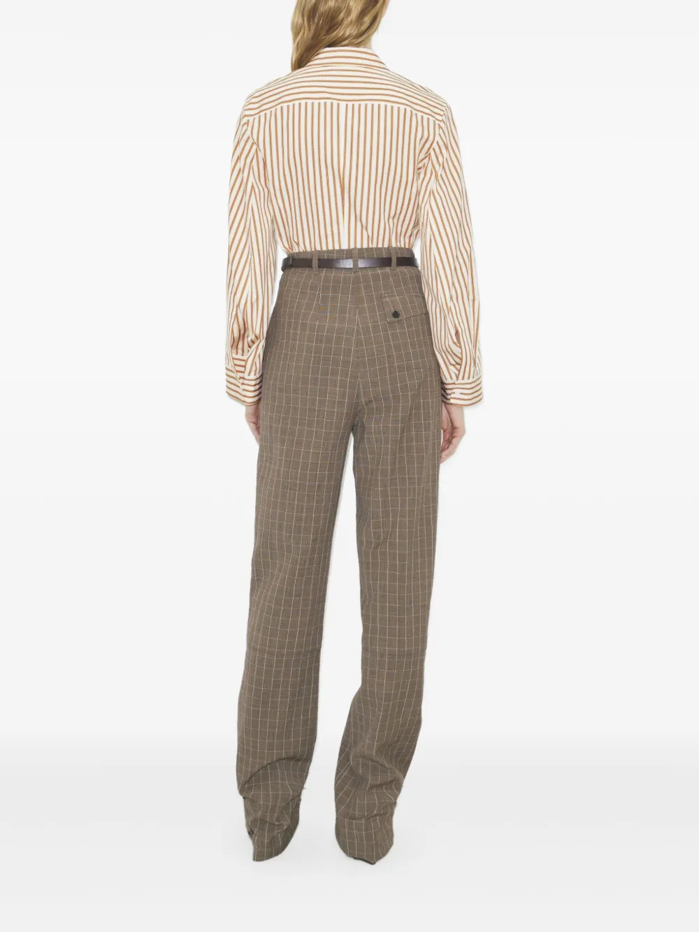 Tory Burch Gestreept katoenen blouse Wit