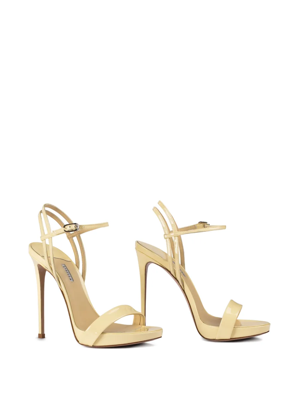 Le Silla Gwen buckle-strap sandals Geel