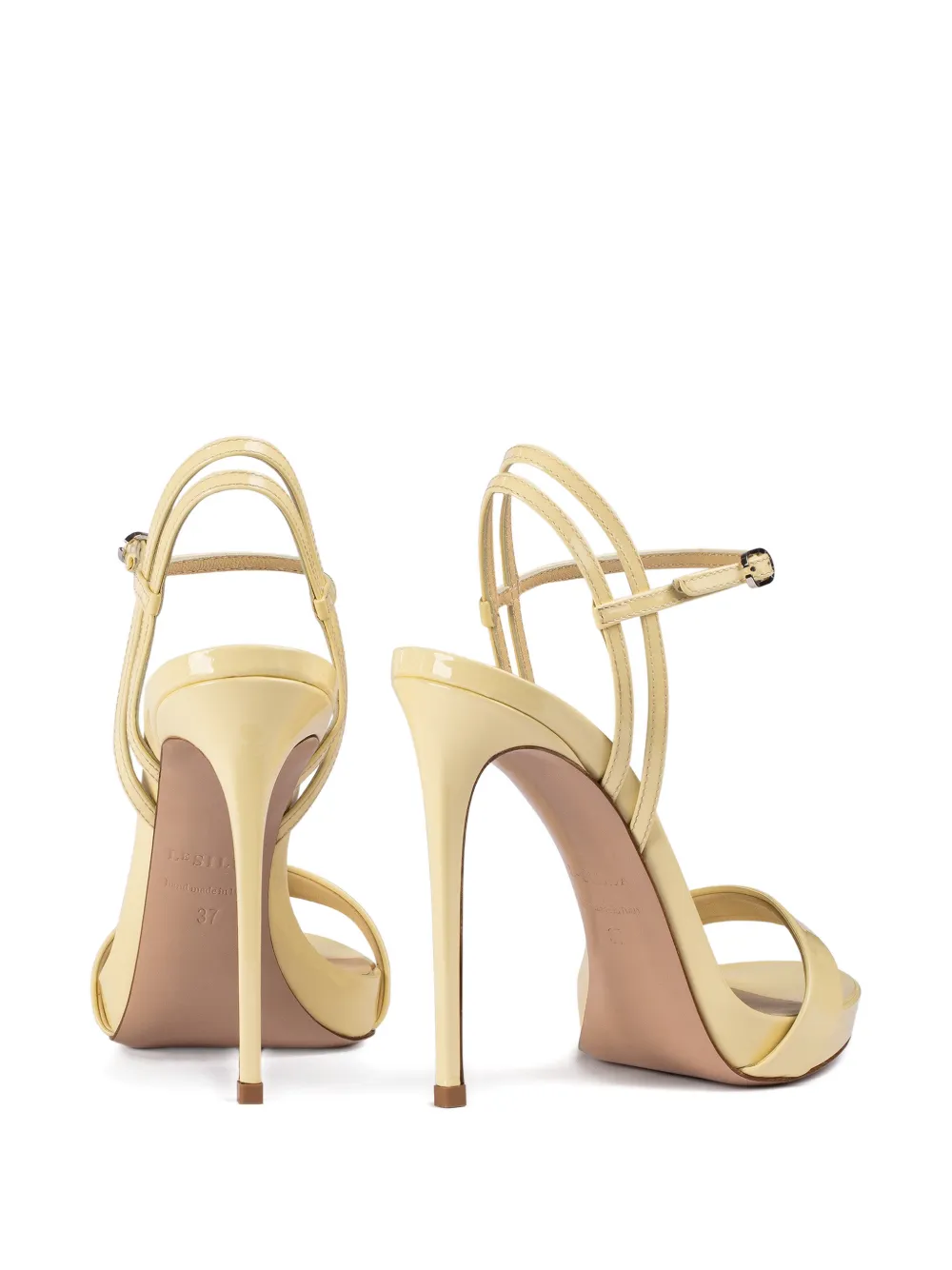 Le Silla Gwen buckle-strap sandals Geel
