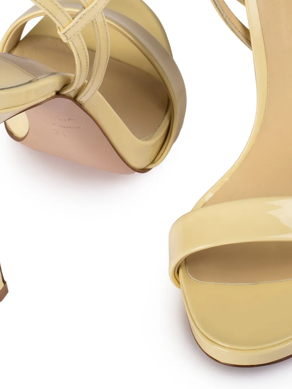 Le Silla Gwen sandalen met gesp Geel