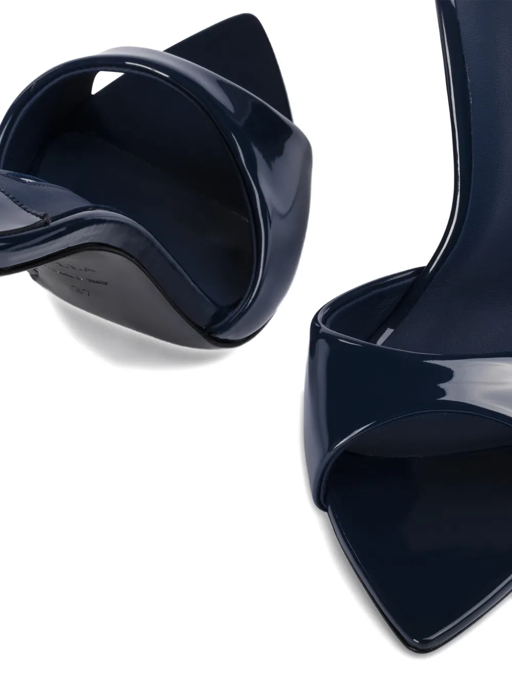 Le Silla Bella sandalen met puntige neus Blauw