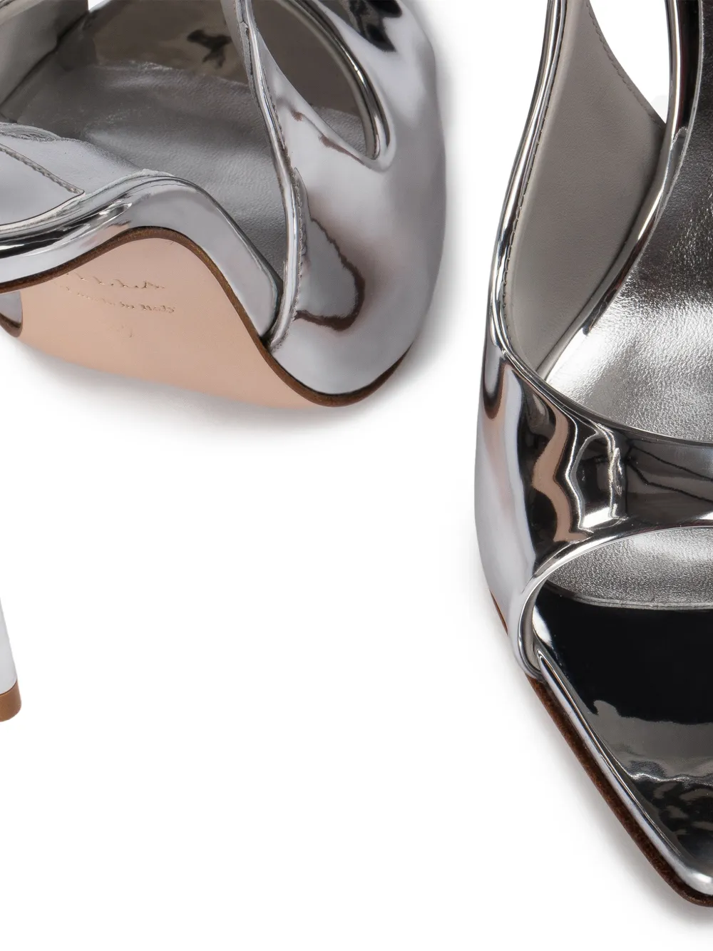 Le Silla Bella slingback heeled sandals Zilver