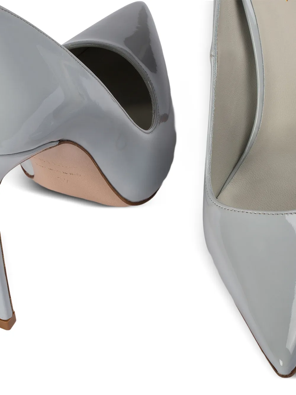 Le Silla Eva pumps met puntige neus Grijs