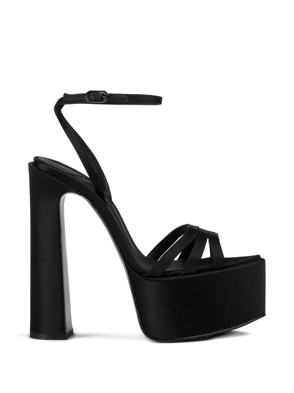 Le Silla Nina Platform Sandal In Black