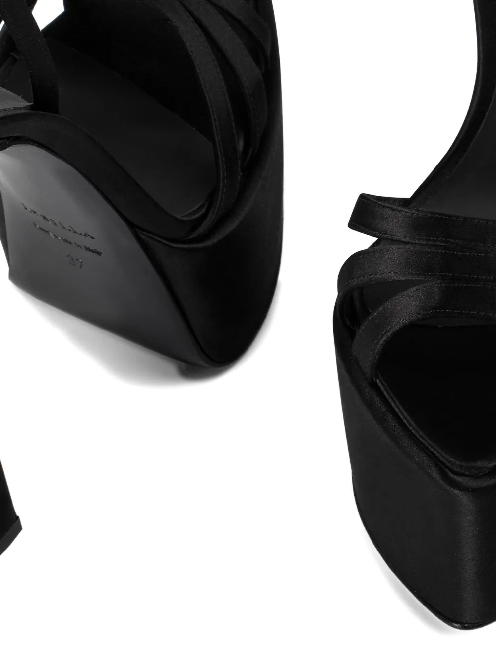 Le Silla Nina platform sandals Zwart