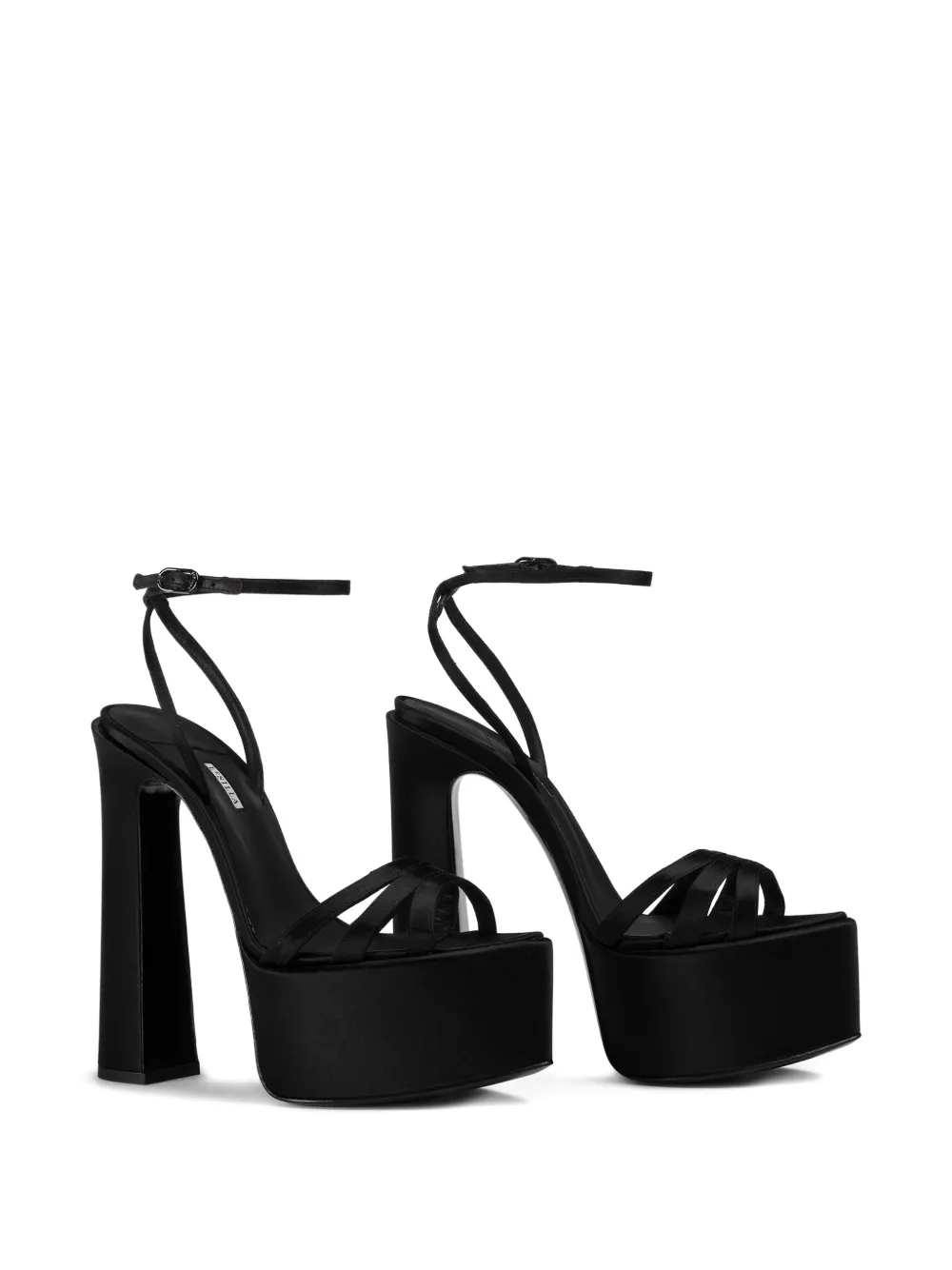 Le Silla Nina platform sandals Zwart